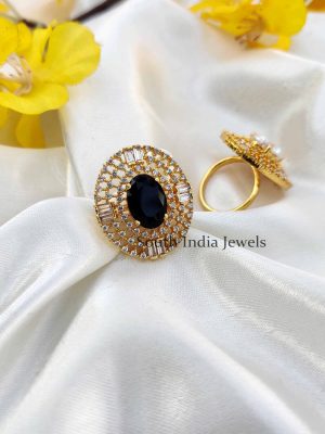 Eye-Catching Royal Look AD Stone Finger Ring
