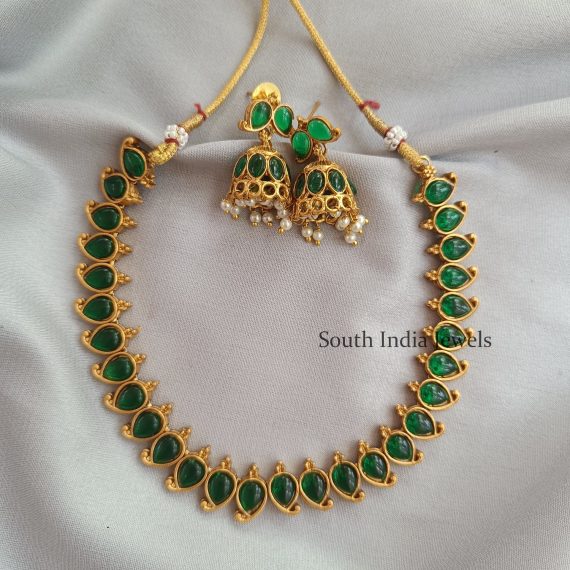 Gorgeous Mango Kemp Necklace With Earrings