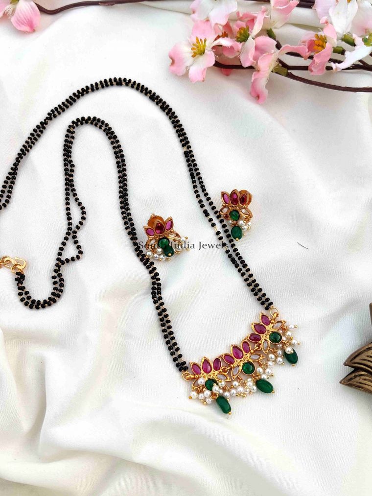 Lotus Design Mangalsutra Chain