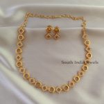 Stunning and Modern Necklace with Earrings