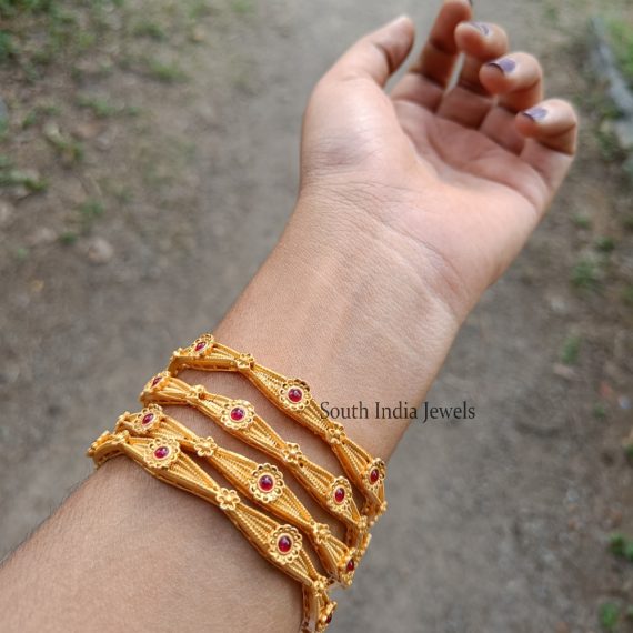 Trendy Gold Plated Bangles