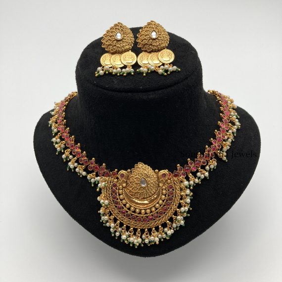 Vintage Kemp Guttapusalu Necklace - South India Jewels