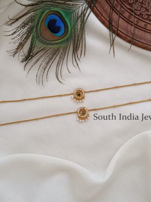 Classic Peacock AD Anklet