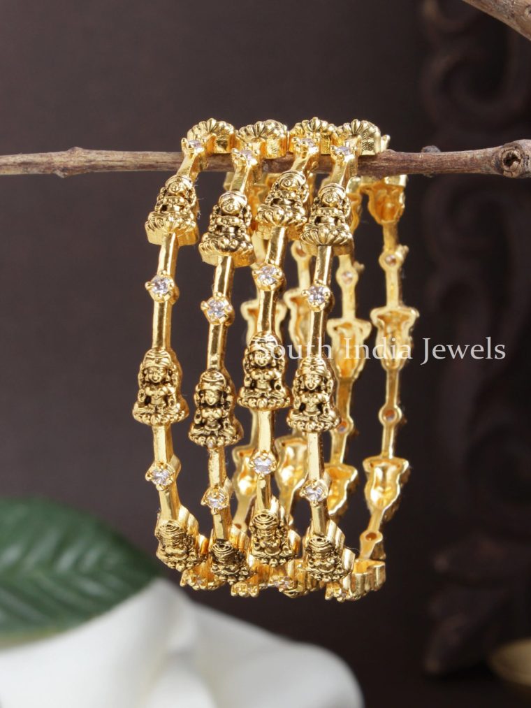 Classy Antique AD Lakshmi Bangles