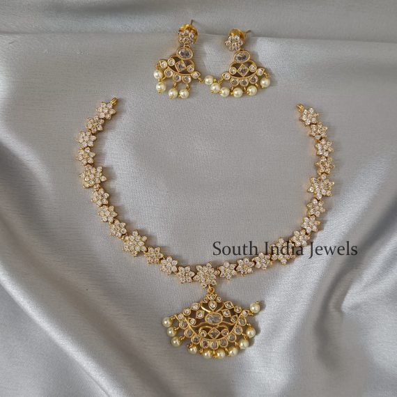 Ethnic Attigai Necklace with Earrings