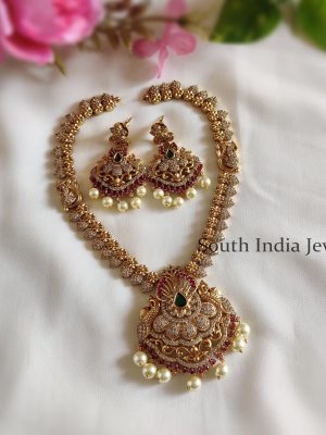 Ethnic Raaga Peacock Necklace Set