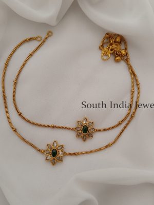 Ethnic Stones Design Anklet
