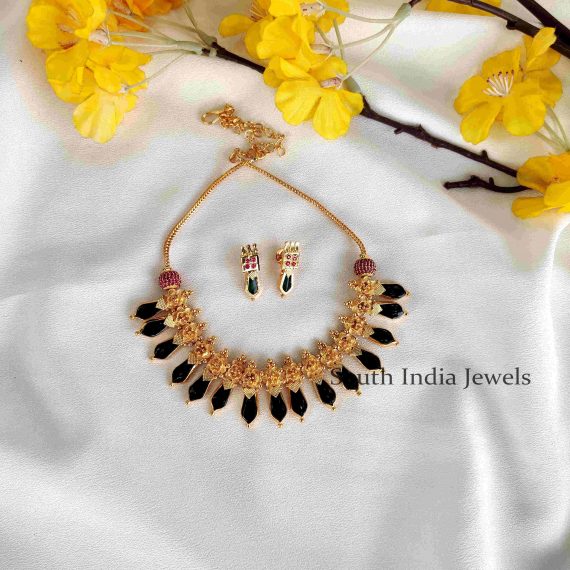 Gorgeous and Stylish Kerala Design Nagapadam Floral Necklace