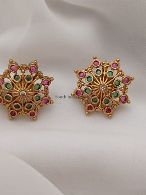 Ruby Emerald Replica Ear Tops