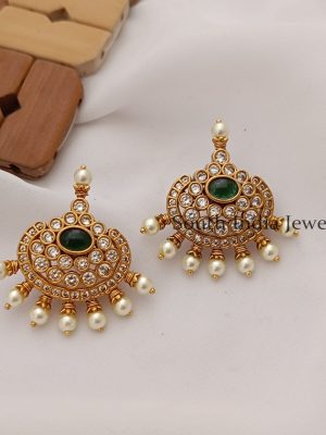 Stunning Stones with Pearls Earrings
