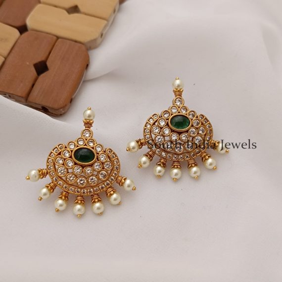 Stunning Stones with Pearls Earrings