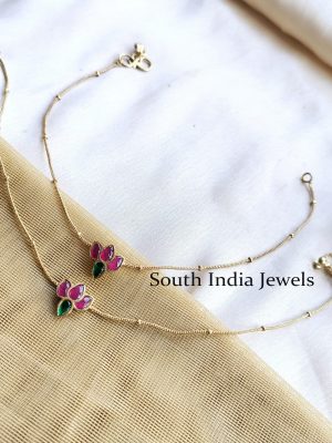 Trendy Colourful Stone Anklets 01