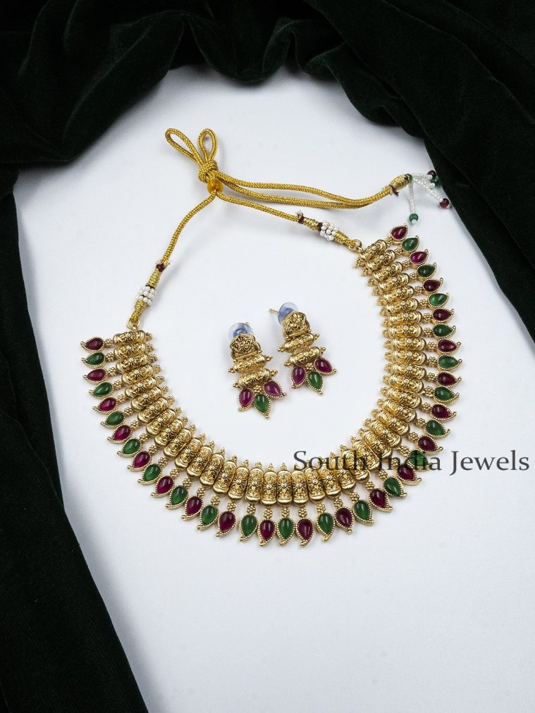 Trendy Multi Mango Patti Necklace Set