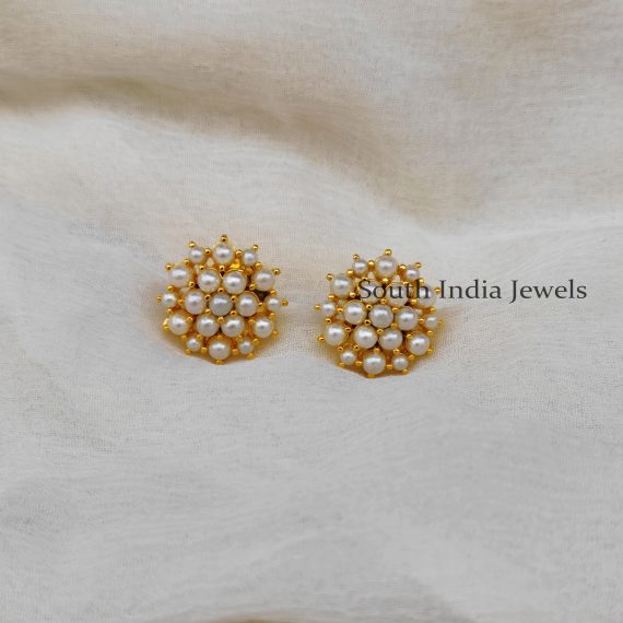 Trendy and Modern Pearls Studs