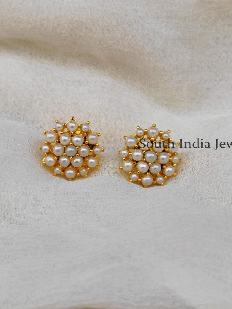 Trendy and Modern Pearls Studs