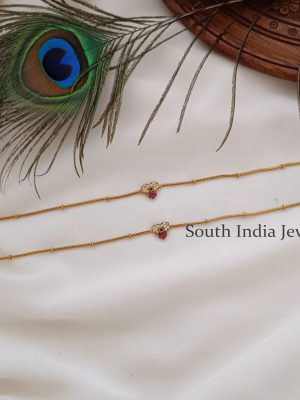 Wonderful Flower Design AD Anklet