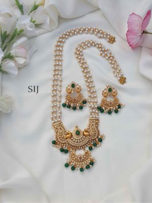 Amazing AD stone Haram with Pearls