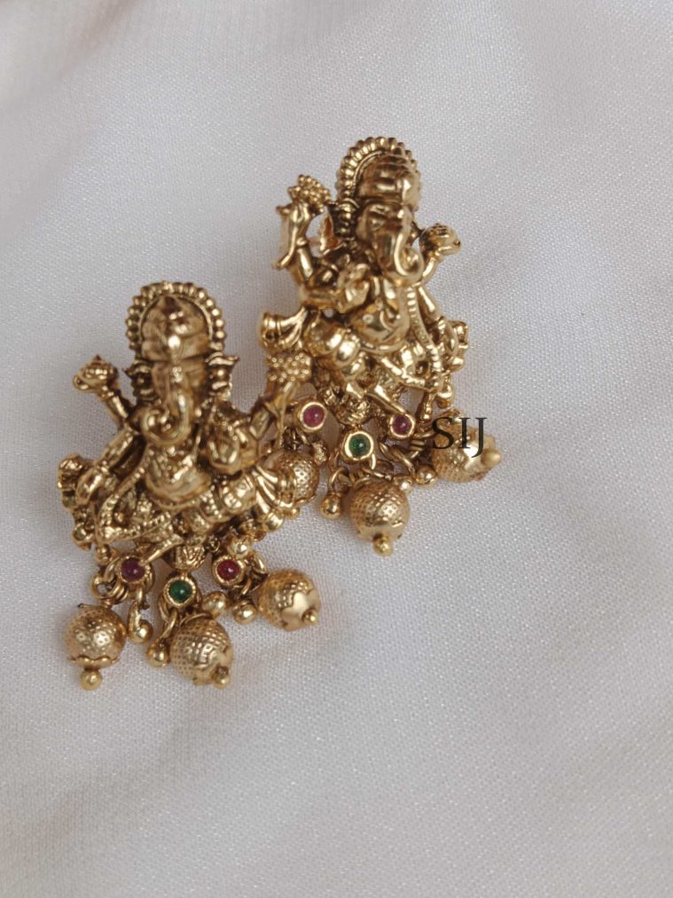 Amazing Antique Ganesha Earrings