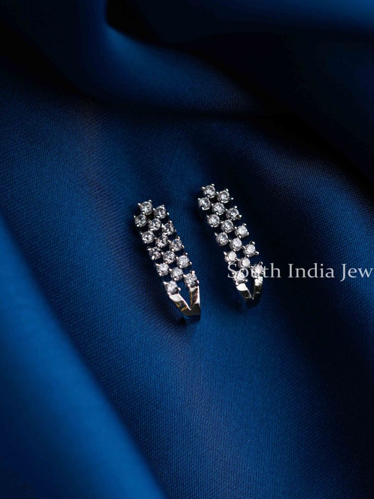 Amazing Diamond Replica 15 AD Bali Earrings