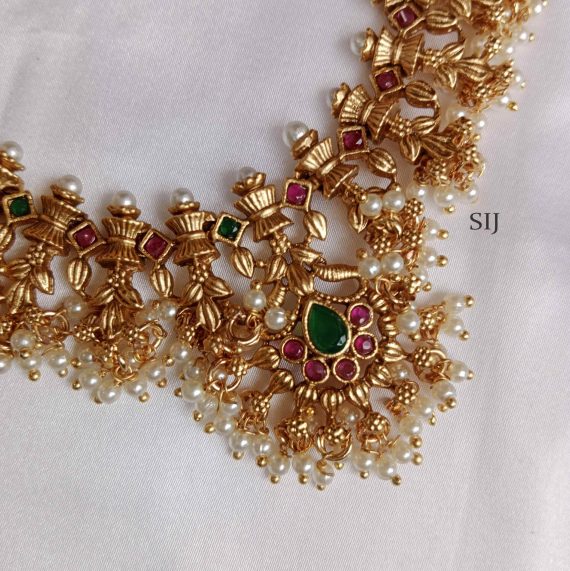 Amazing Long Guttapusalu Neckset - South India Jewels