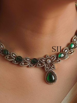 Amazing White and Green Stones Jade Necklace