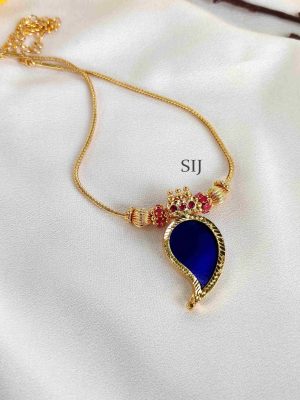 Astonishing Mango Design Palakka Necklace