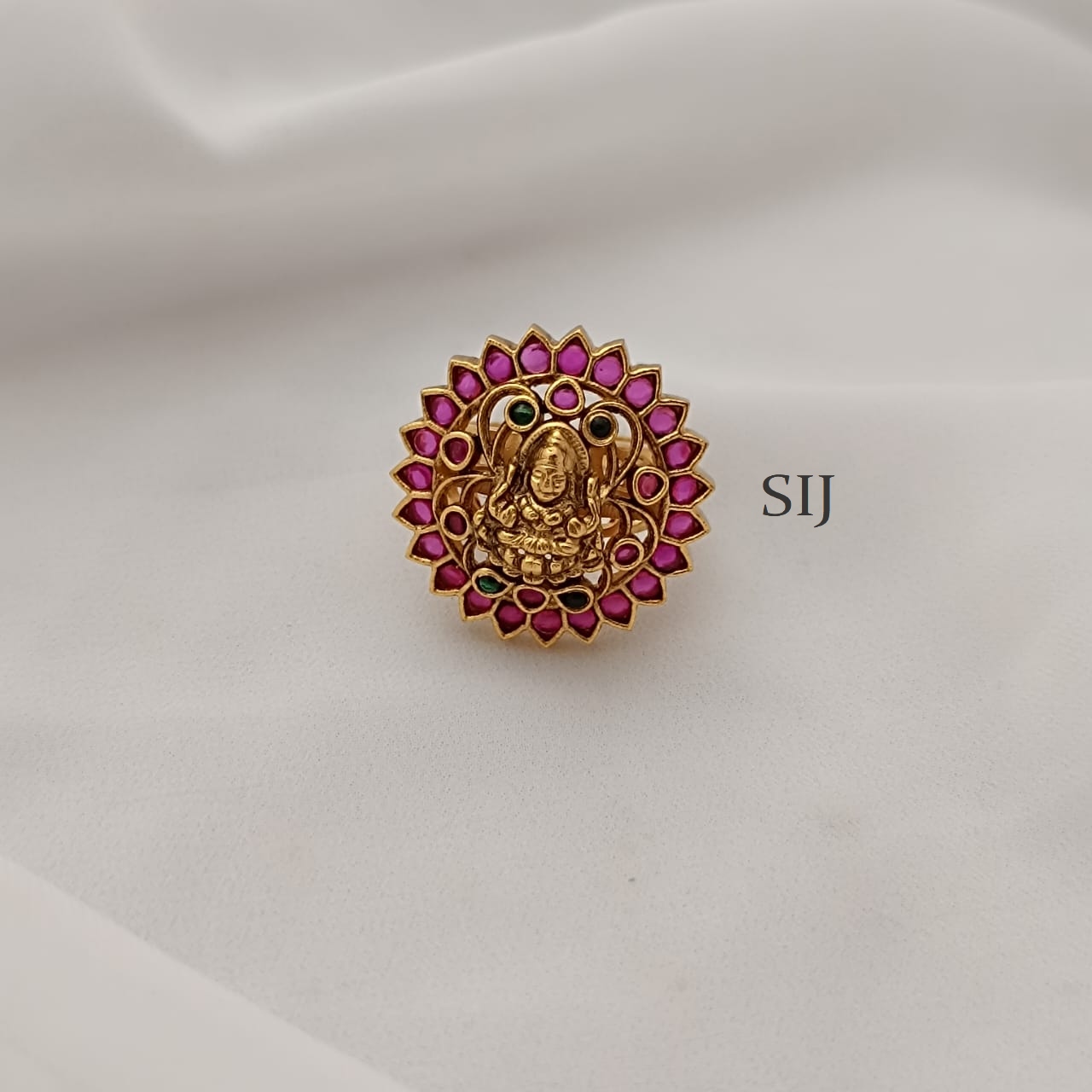 Buy Antique Lakshmi Ring Online | Tulsi Jewellers - JewelFlix