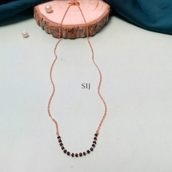 Charming Rose Gold Plated Mangalsutra