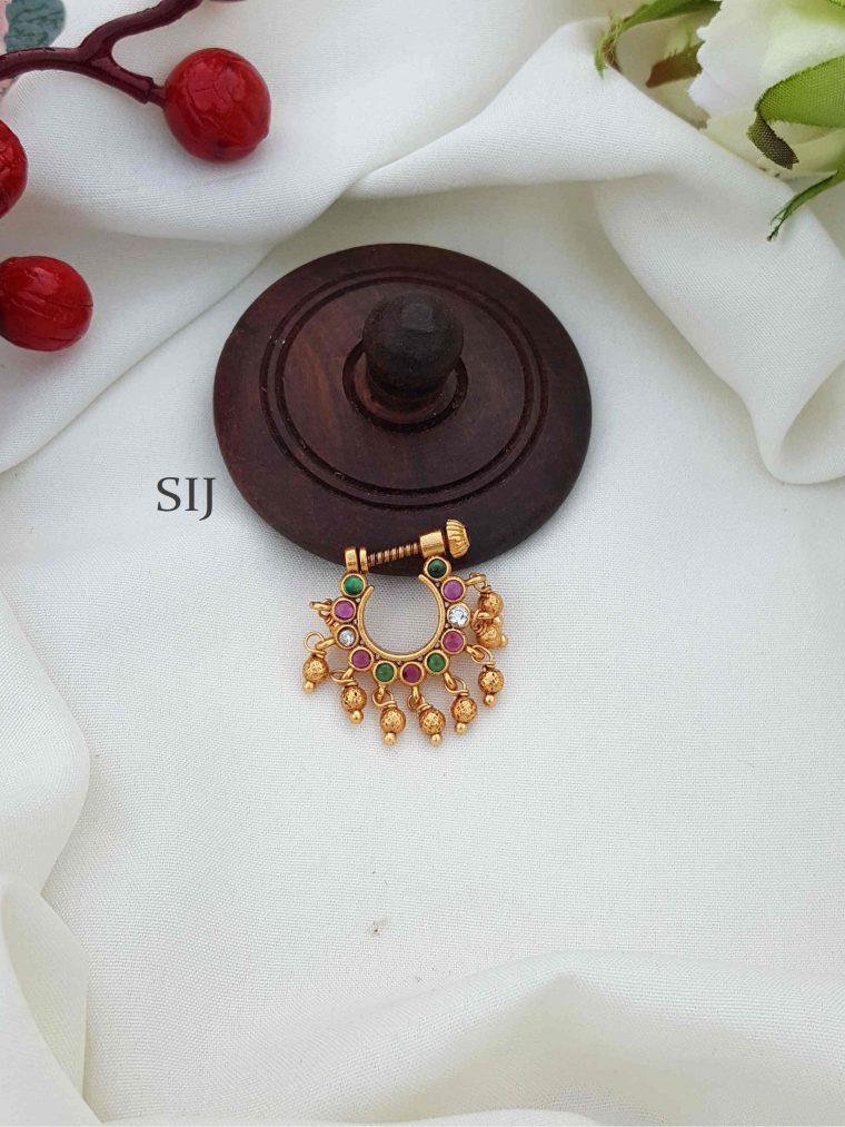 Classy Multi Stone Nosepin