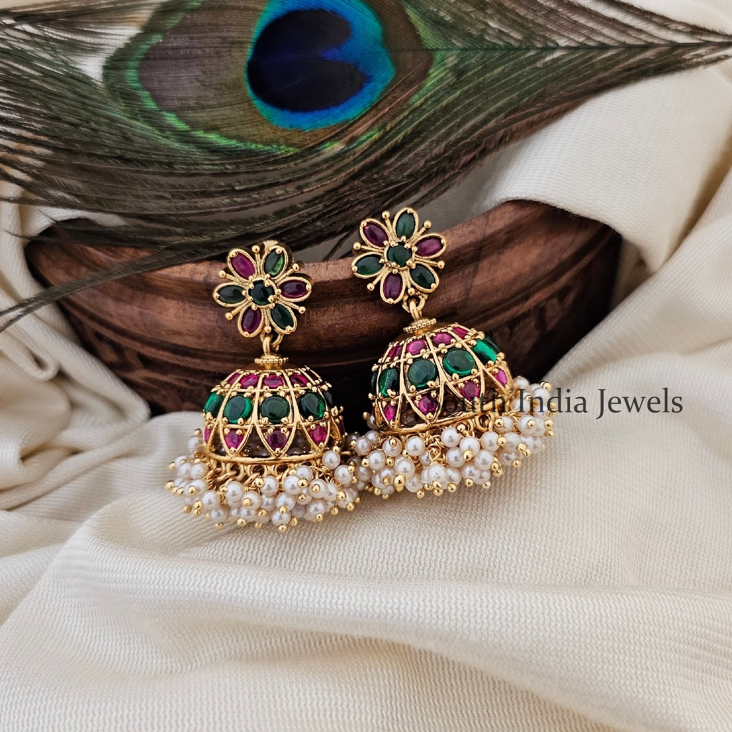 Ethnic jhumkas sale