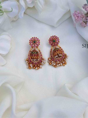 Gorgeous Kemp Stone Earring with Pearl