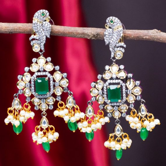 Gorgeous Victorian Polish American Diamond Earrings