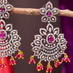 Grand Victorian Polish American Diamond Earrings