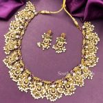Marvelous Matte Leaves Guttapusalu Necklace