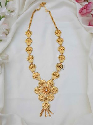 Modern Design Floral Gold Haram