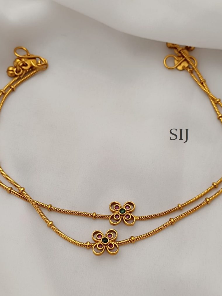 Modern Kemp Stones Anklet