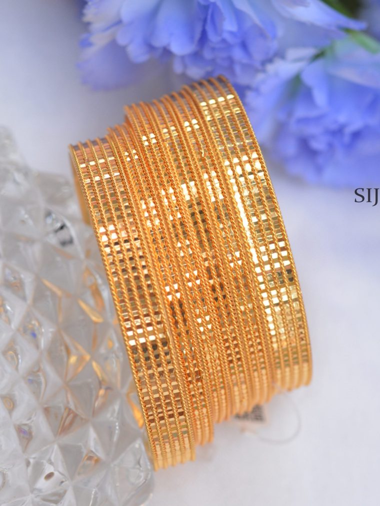 Simple Gold Design Bangles