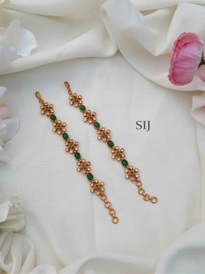 Traditional Floral Design Mattal - Green