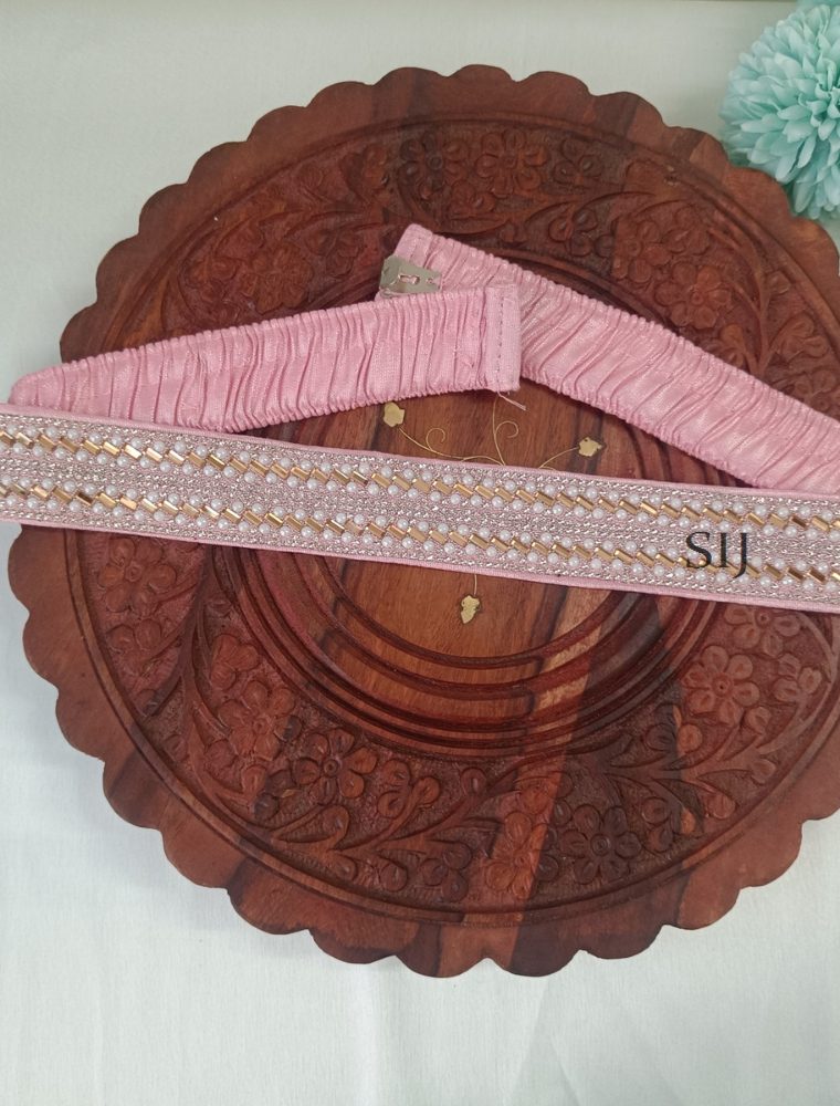 Amazing Baby Pink Cloth Stones Hipbelt