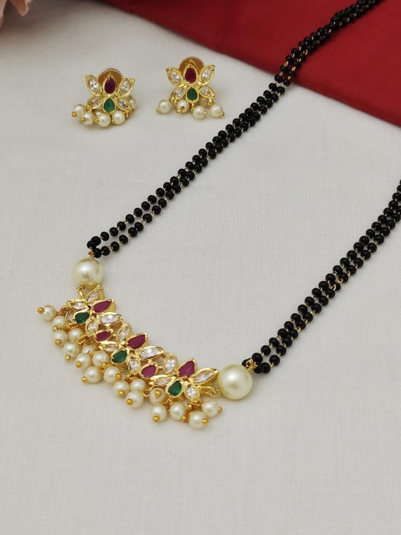 Black Beads Navaratna Mangalsutra