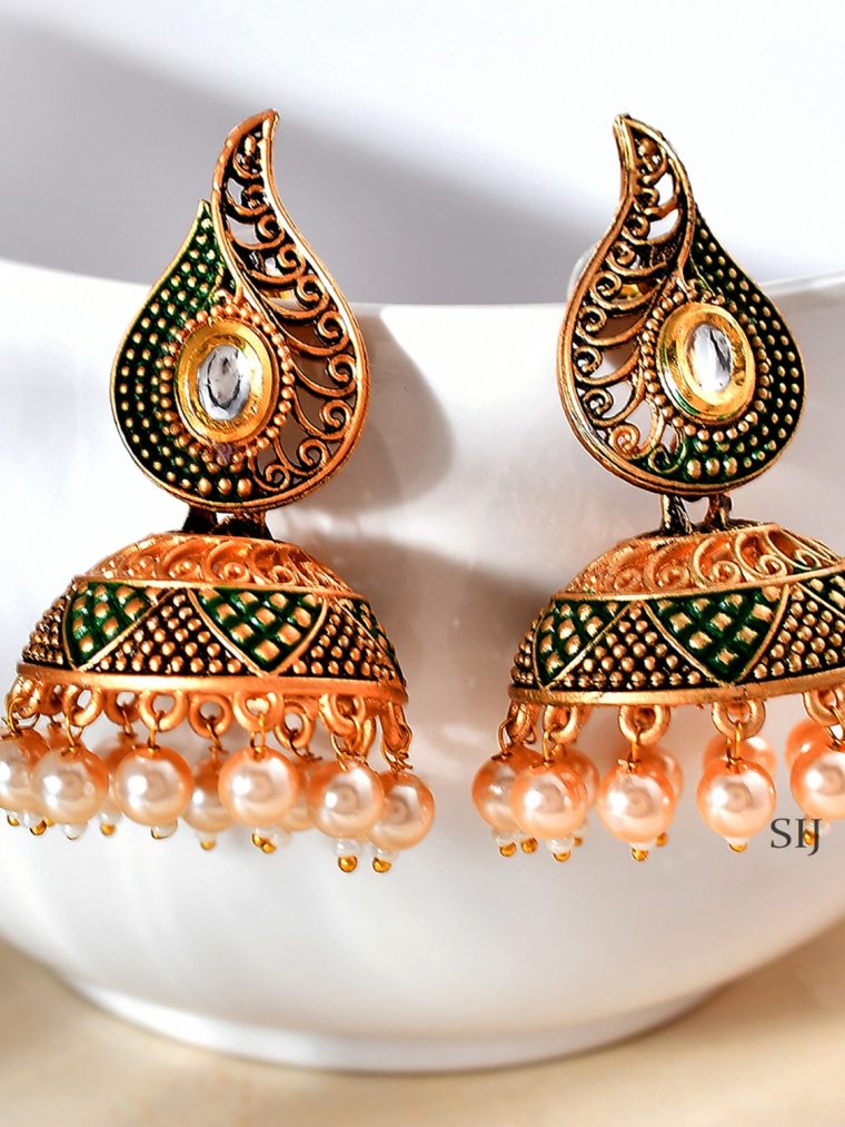 Classic Green Jhumka