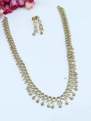 Gold Plated AD Stone Bridal Set