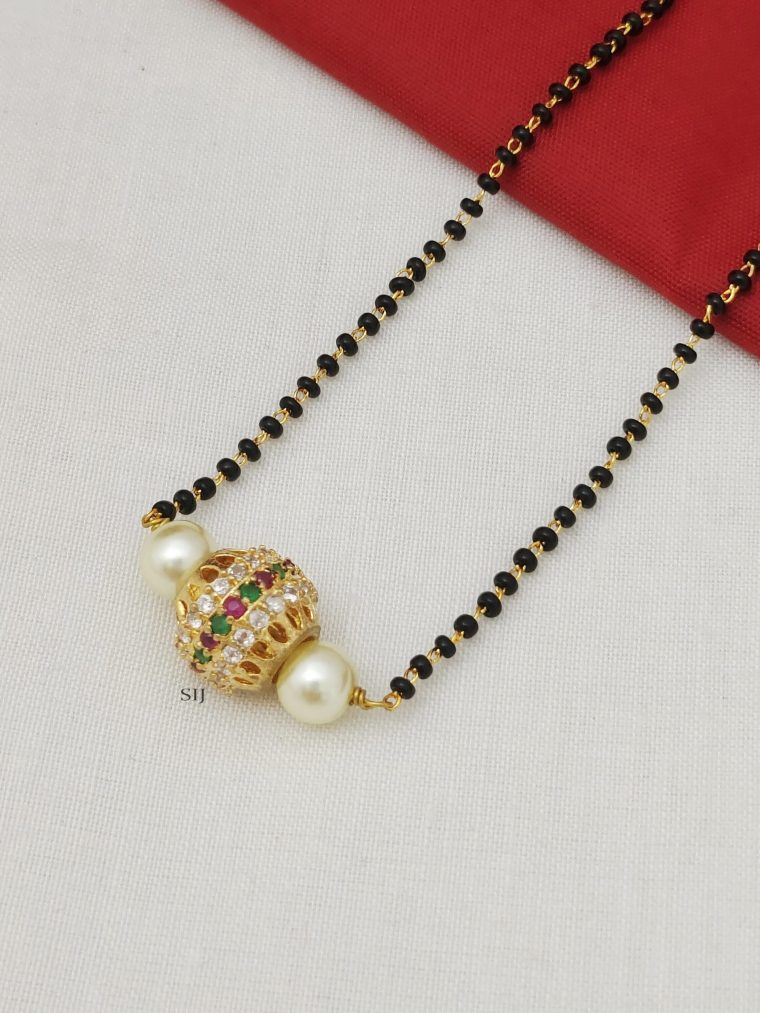 Kemp Stone CZ Ball Mangalsutra