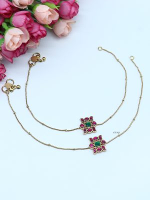 Kemp Stone Gold Polish Anklets
