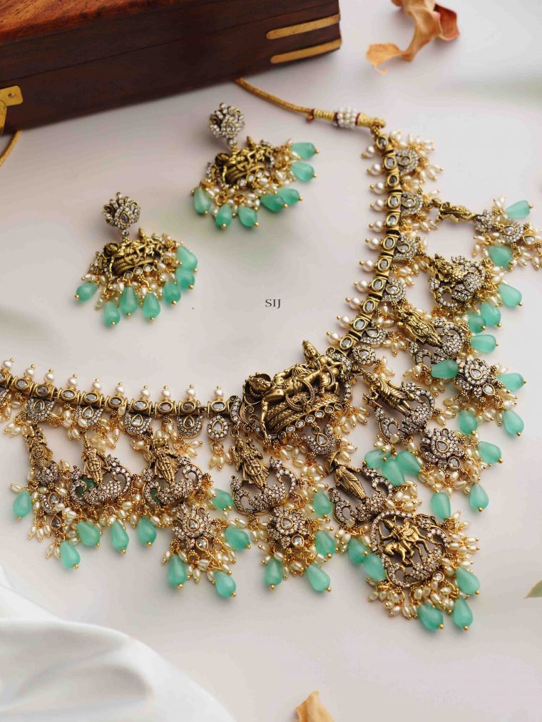 Temple Design Dasavatara Necklace