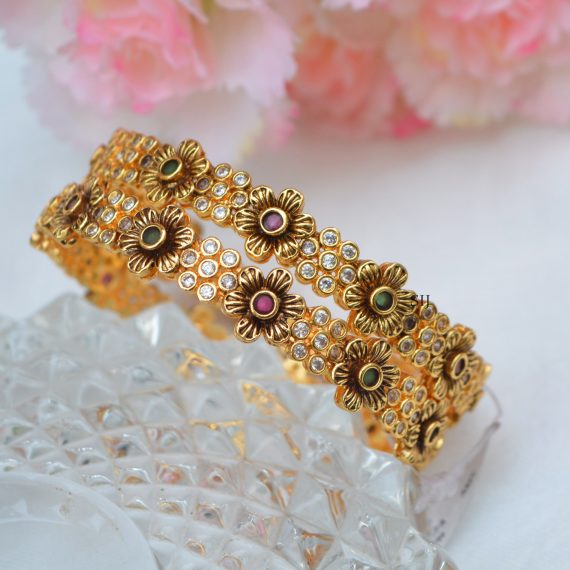 Traditional Antique Flower Bangles