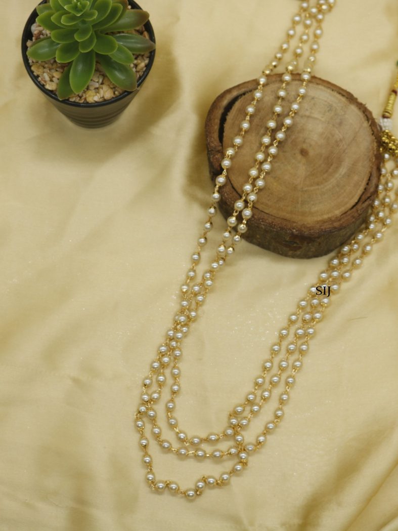 Alluring Pearl Round Beaded Chain