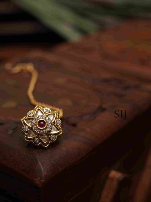Beautiful Star Designer Red Stone Tikka