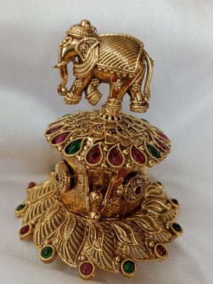Gorgeous Elephant Kumkum Box