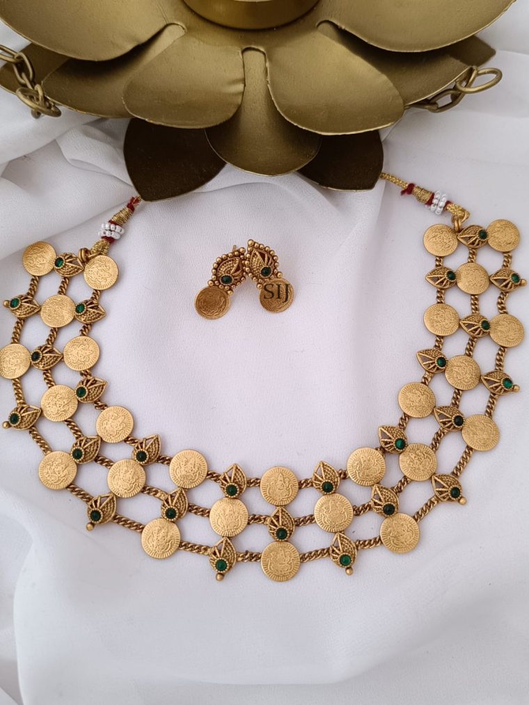 Kerala Style Coin Necklace